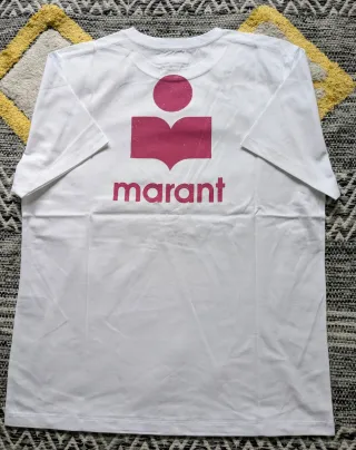T-shirt Isabel Marant branca logo M