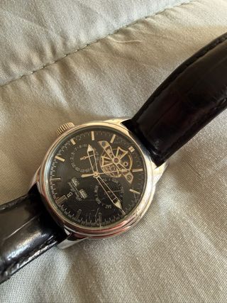 Reloj Pierre Bonnet Automático Plata/Negro