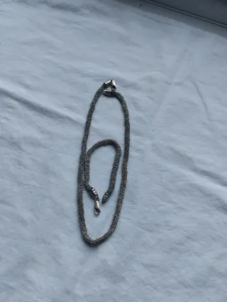 Pulsera y Gargantilla Plata