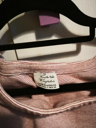 Camiseta corta rayas