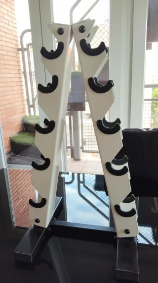 Soporte para 10 mancuernas. Nuevo.