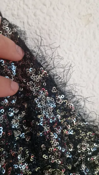 Vestido corto fiesta lentejuelas Talla S