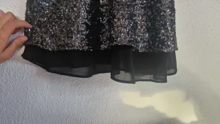 Vestido corto fiesta lentejuelas Talla S