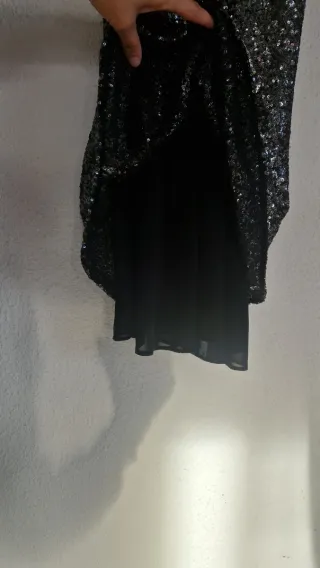 Vestido corto fiesta lentejuelas Talla S