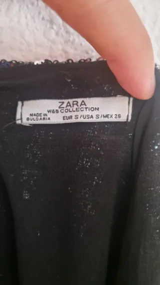 Vestido corto fiesta lentejuelas Talla S