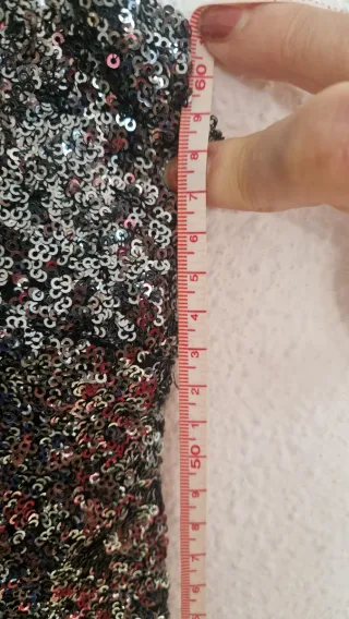 Vestido corto fiesta lentejuelas Talla S