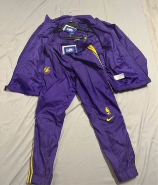 Conjunto Chándal Lakers Nike Morado y Amarillo