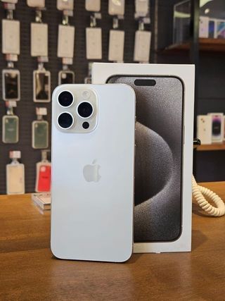 IPHONE 15 PRO 1TB BIANCO 100% BATTERIA