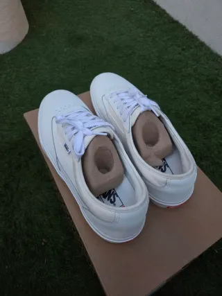 Vans Current Caples Zapatillas Skate Beige/Blanco