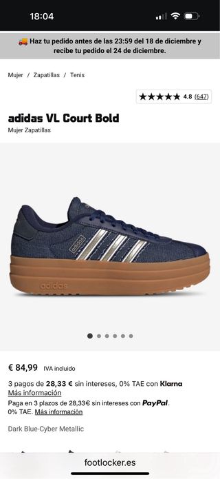 Zapatillas Adidas Talla 40 2/3