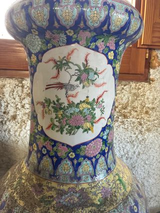 Jarrón Oriental Grande Cerámica 158cm