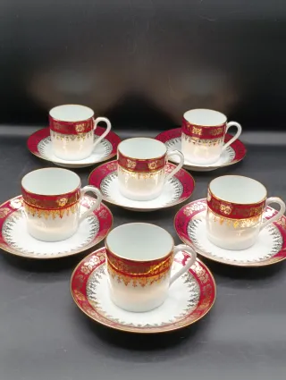 Set di 6 tazze da caffè espresso Limoges