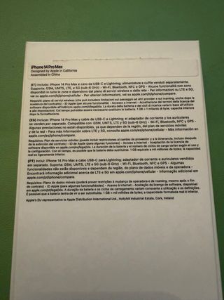 iPhone 14 Pro Max 128GB Morado 100% batería