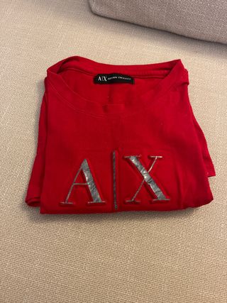 Camiseta Armani Exchange Roja AX