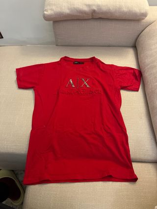 Camiseta Armani Exchange Roja AX