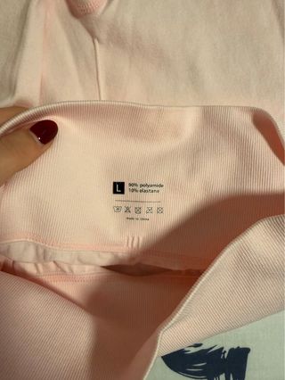 Leggings Deportivos Seamless Rosa Talla L