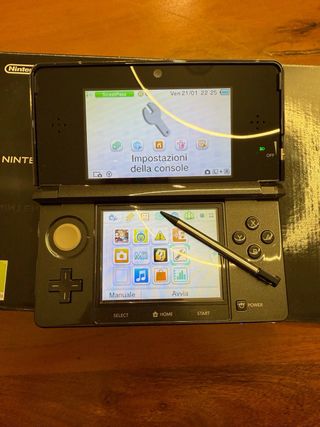 Nintendo 3DS Nera con Scatola Completa