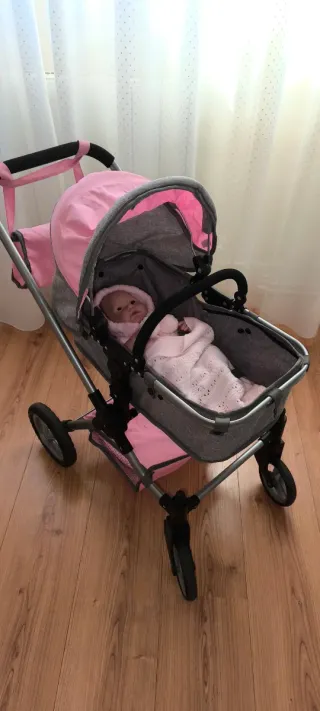 Carrito de muñecas tipo Bugaboo