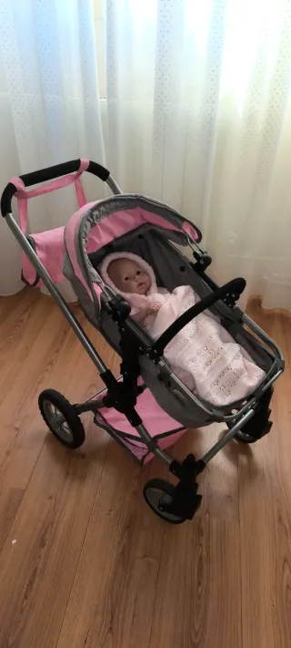 Carrito de muñecas tipo Bugaboo