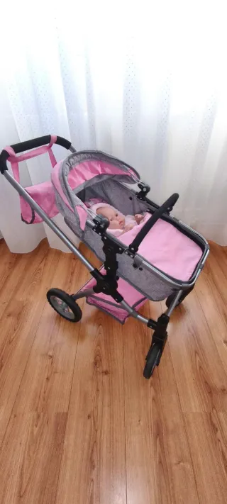 Carrito de muñecas tipo Bugaboo