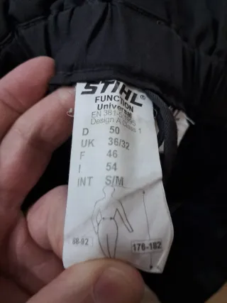 ¡OFERTA! Pantalón Stihl Anticorte Talla M