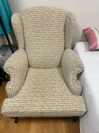 Poltrona singola in tessuto