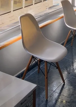 Sillas Nórdicas Blancas Madera