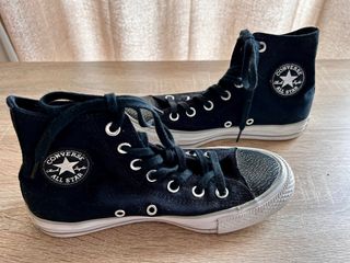 Converse/All Star Taglia 37 Donna Nero/Argento