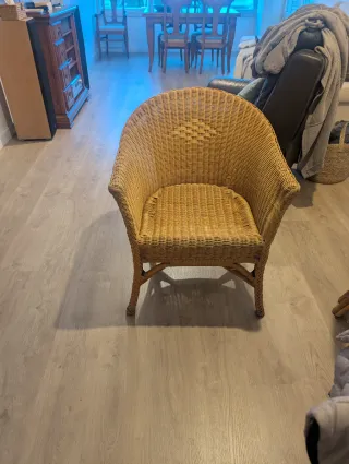 4 Sillones de Mimbre