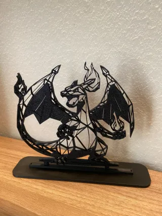Charizard Pokémon 3D Low Poly
