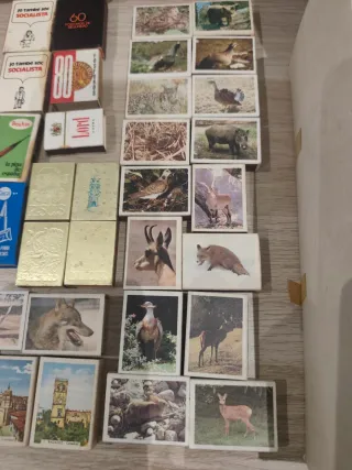 Lotto di 50 scatole di fiammiferi anni '60-'70 per unità