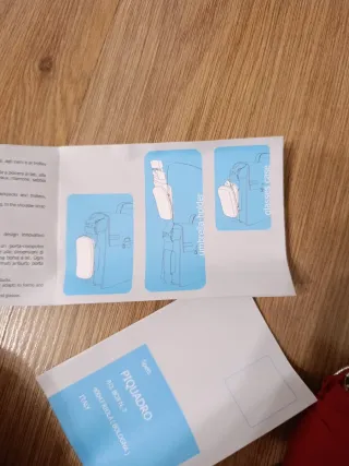 Paraguas Piquadro Plegable Rojo