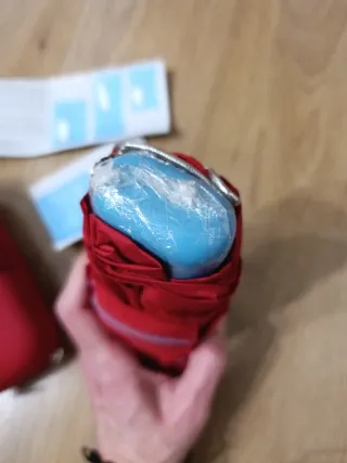 Paraguas Piquadro Plegable Rojo