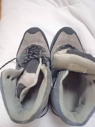 Botas de montaña y senderismo beige/teal