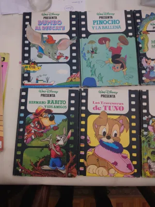 Collezione di libri di Walt Disney anni '80