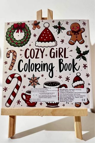 Livro de colorir Cozy Girl
