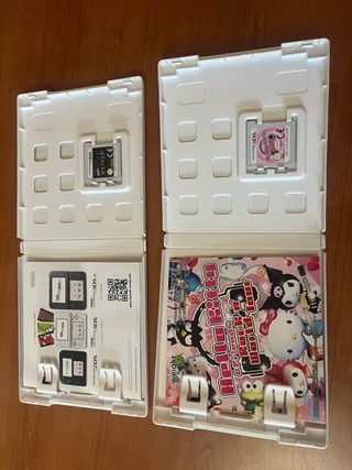 Nintendo 3DS XL Rosa e Bianca + Giochi + Custodia