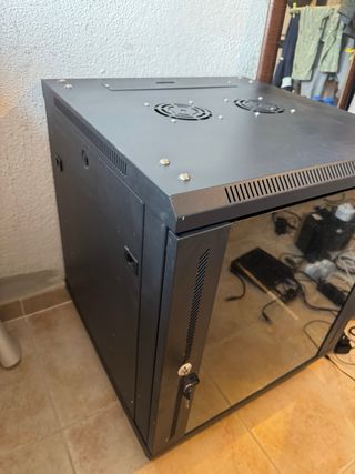 Armario Rack 12U Negro