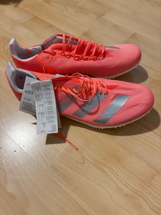 Zapatillas Clavos Adidas Adizero Avanti Naranja/Pl