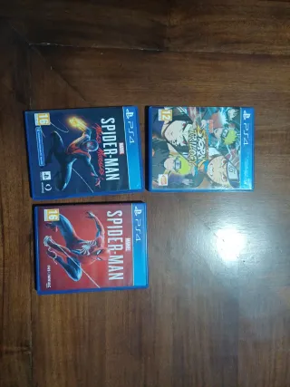 Lote 3 Juegos PS4: Spider-Man x2, Naruto