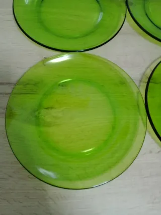 5 Piatti da Dessert Duralex Verde Oliva