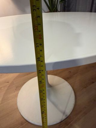 Mesa redonda DOCKSTA blanca