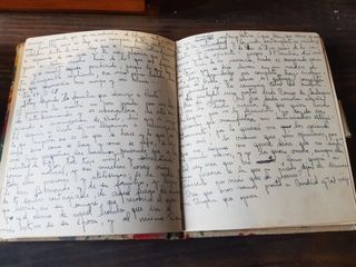 Antiguo diario 1955 adolescente católica