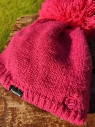 Berretto Smiley Rosa e Giallo