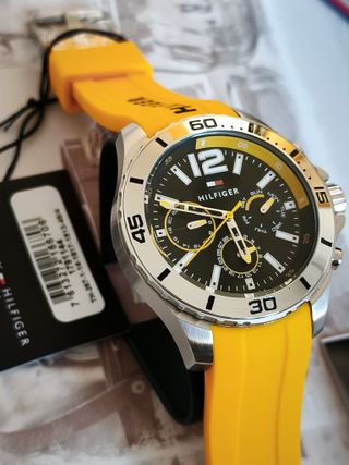 Orologio Tommy Hilfiger 1791144 Giallo/Nero