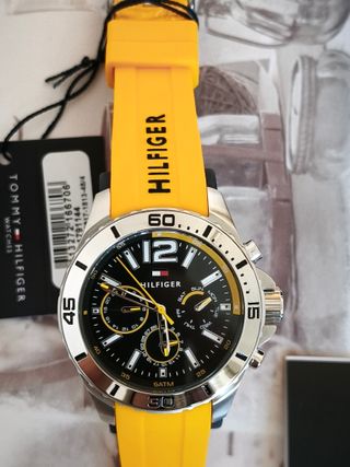 Orologio Tommy Hilfiger 1791144 Giallo/Nero