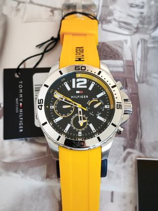 Orologio Tommy Hilfiger 1791144 Giallo/Nero