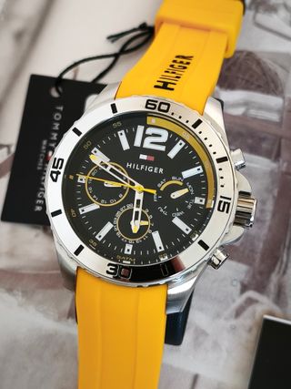 Orologio Tommy Hilfiger 1791144 Giallo/Nero