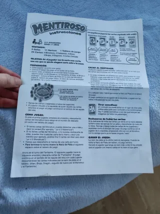 Juego Bizak Mentiroso