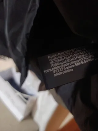 Chaleco Zara Negro oversize talla SM